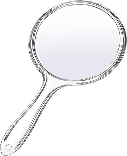 Hand mirror double sided - mirror, double-sided