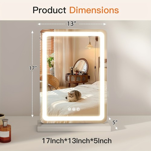 Led vanity mirror with - mirror, lights